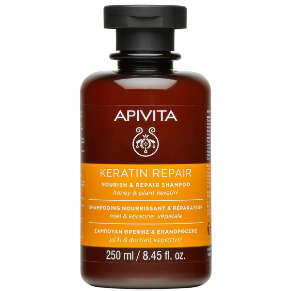 Apivita Keratin Repair Nourish & Repair Shampoo with Honey & Plant Keratin 250 ml