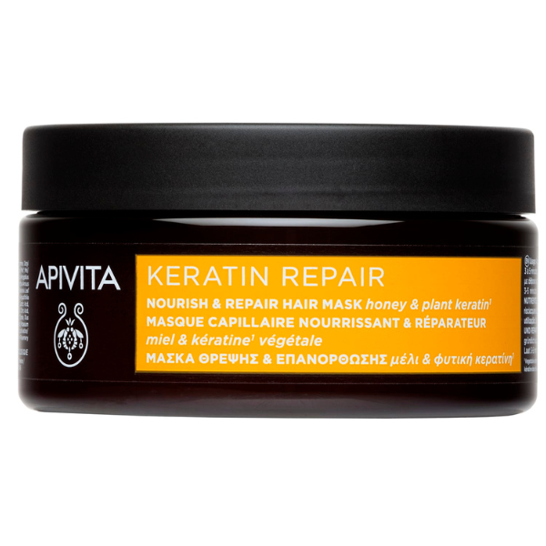 Apivita Keratin Repair Nourish & Repair Hair Mask with Honey & Plant Keratin 200 ml