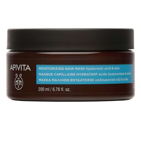 Apivita Moisturizing Hair Mask with Hyaluronic Acid & Aloe 200 ml