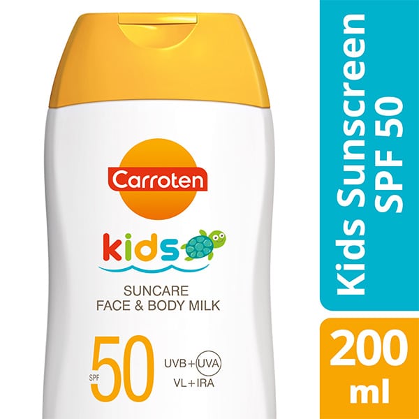 Carroten Kids Suncare Face & Body Milk SPF50 200 ml