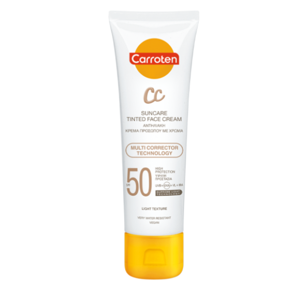 Carroten CC Suncare Tinted Face Cream SPF50 50 ml