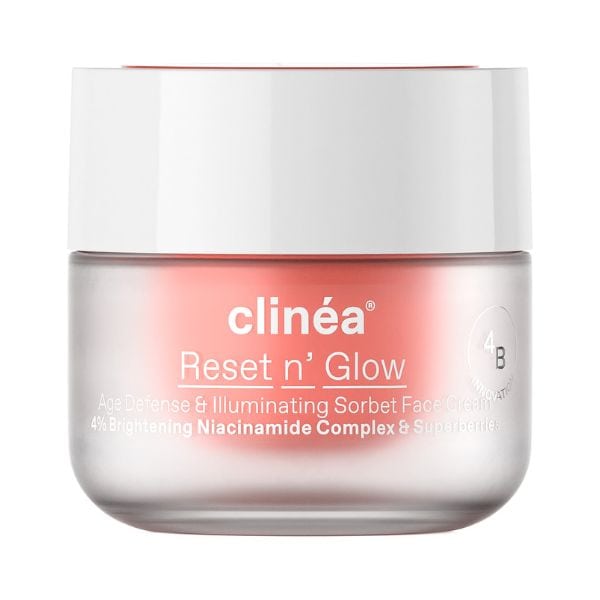 Clinea Reset n' Glow Age-Defense & Illuminating Sorbet Face Cream 50 ml
