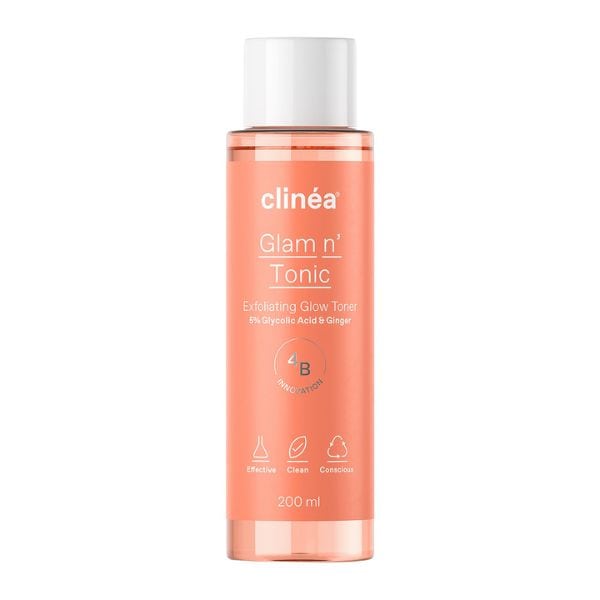 Clinea Glam n' Tonic Exfoliating Glow Toner 200 ml