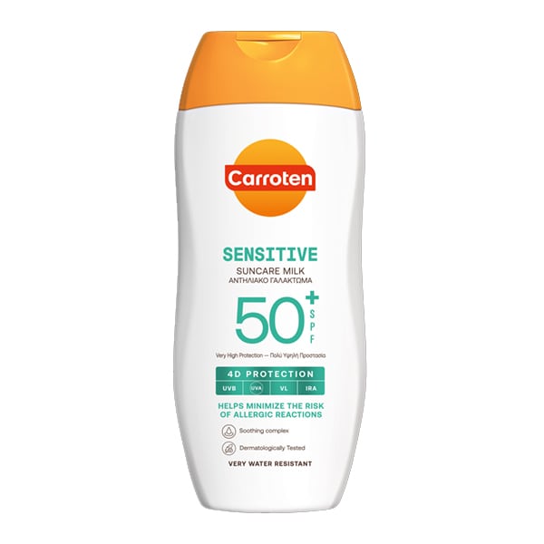 Carroten Sensitive Suncare Milk 4D Protection SPF50+ 200 ml