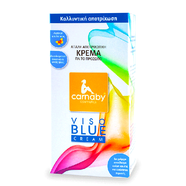 Carnaby Viso Blue Depilatory Face Cream 60 ml