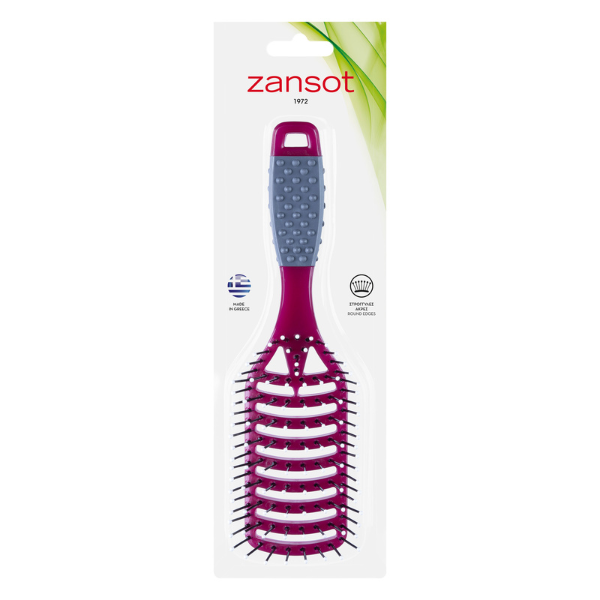 Zansot (15.204) Airbrush for hair Square Large 1 copë - Bordo