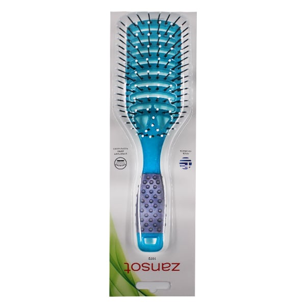 Zansot (15.204) Airbrush for hair Square Large 1 copë - Jeshile-Gri