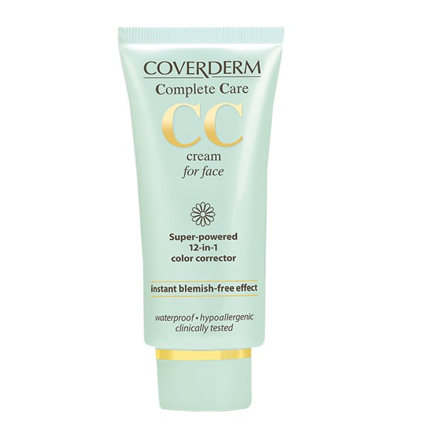 Coverderm Complete Care CC Cream for Face Spf25 Light Beige 40 ml