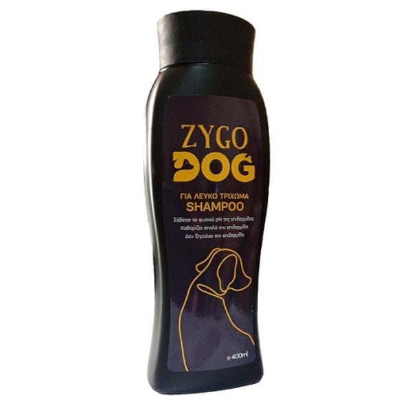 Zygo Dog Shampoo for Dogs with White Coat 400 ml