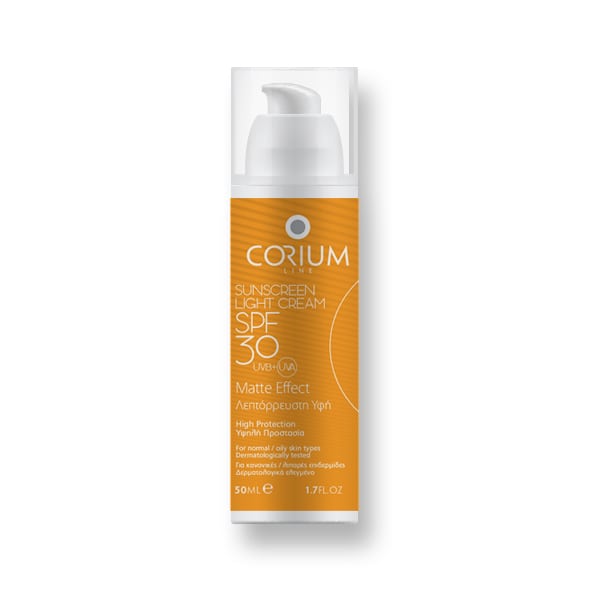 Corium Line Sunscreen Light Cream SPF30 Matte Effect 50 ml