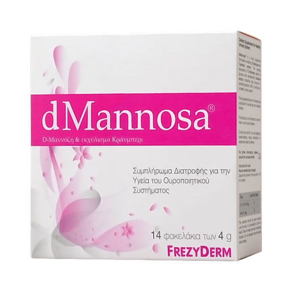 Frezyderm dMannosa & Cranberry Extract for Urinary System Health 14x4gr