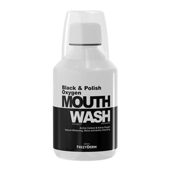 Frezyderm Black & Polish Oxygen Mouthwash 250 ml