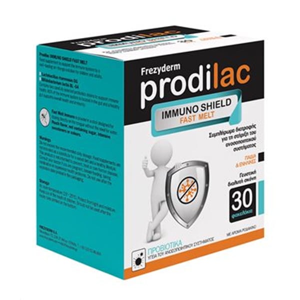 Frezyderm Prodilac Immuno Shield Fast Melt Probiotics for Children & Adults 30 bustina