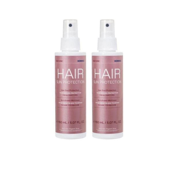 2 x Korres Red Vine Hair Sun Protection 2x150ml