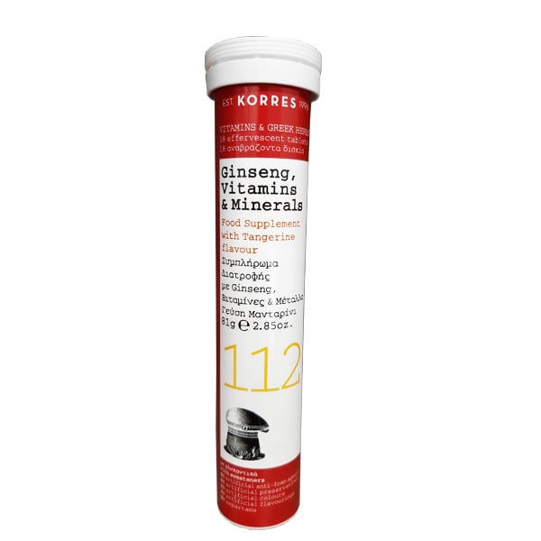 Korres Ginseng, Vitamins & Minerals 18eff.tabs