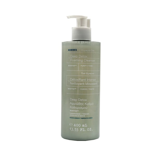 Korres Olympus Tea Deep Detox Foaming Cleanser 400 ml