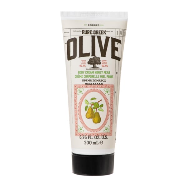 Korres Pure Greek Olive Body Cream Honey Pear 200 ml
