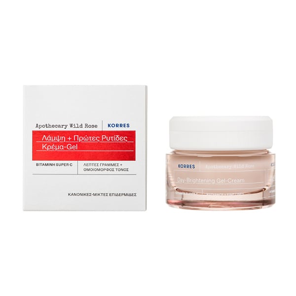 Korres Apothecary Wild Rose Day-Brightening Gel-Cream 40 ml