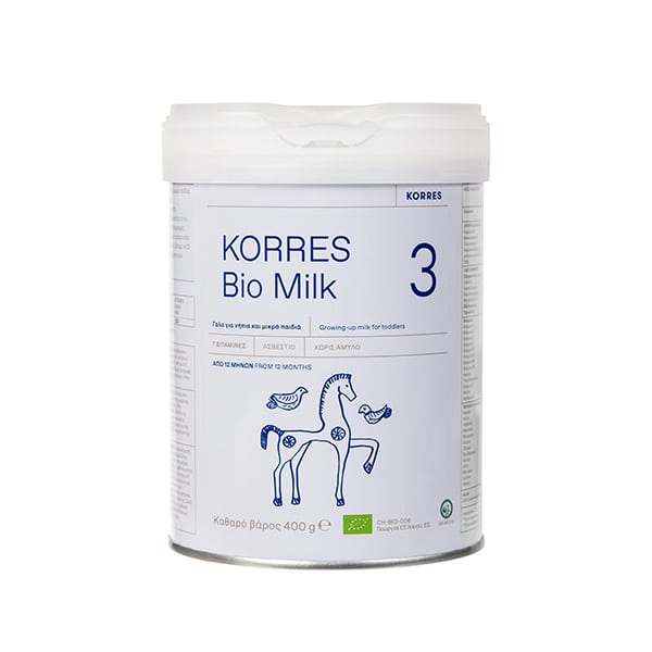 Korres Bio Milk 3 Organic Cow Milk for Toddlers (over 12 months) 400gr