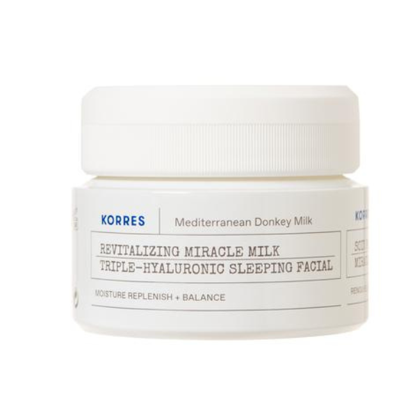 Korres Mediterranean Donkey Milk Revitalizing Miracle Milk Triple-Hyaluronic Sleeping Facial 40 ml