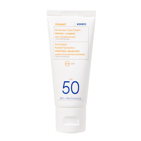 Korres Yoghurt Sunscreen Face Cream SPF50 50 ml