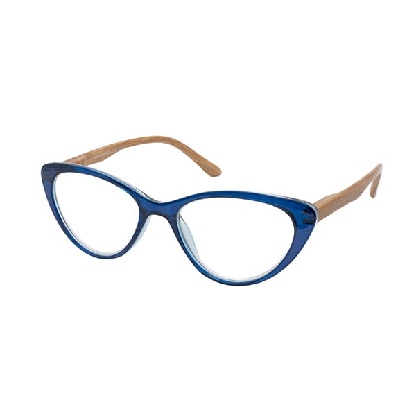 Eyelead E205 Women's Reading Glasses Wood Effect Blue 1 copë - blu