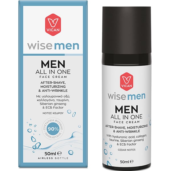 Vican Wise Men All In One After Shave & All Day Face Cream 50 ml