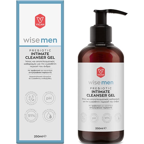 Vican Wise Men Prebiotic Intimate Cleanser Gel 250 ml