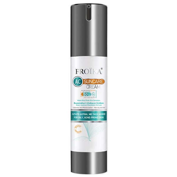 Froika AC Suncare Cream SPF50 for Oily, Acne-Prone Skin 50 ml