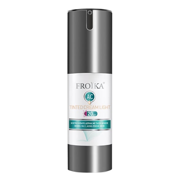 Froika AC Tinted Cream Light SPF20 for Oily/Combination Skin with Acne 30 ml