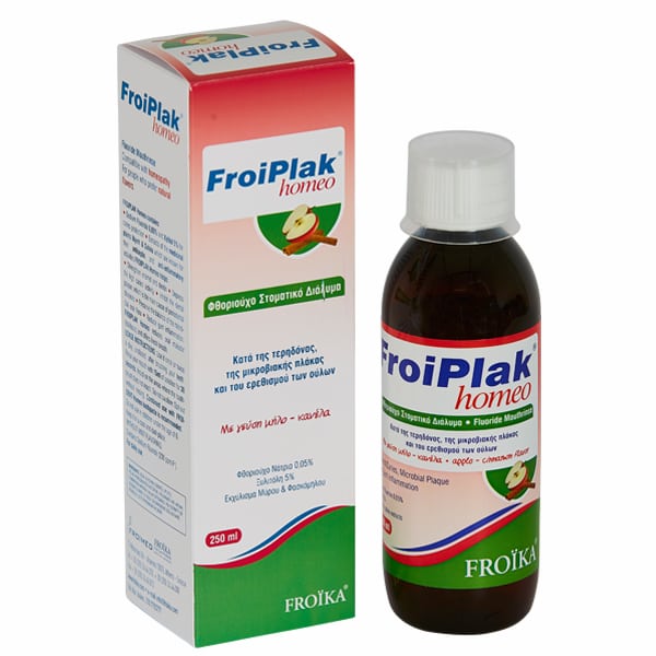 Froika FroiPlak Homeo Mouthwash Apple-Cinnamon 250 ml