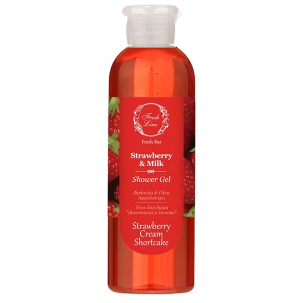 Fresh Line Strawberry & Milk Shower Gel 200 ml