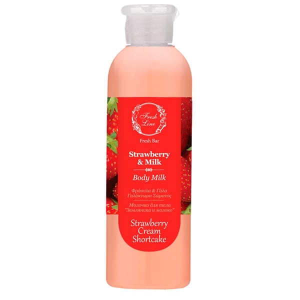 Fresh Line Strawberry & Milk Body Milk 200 ml