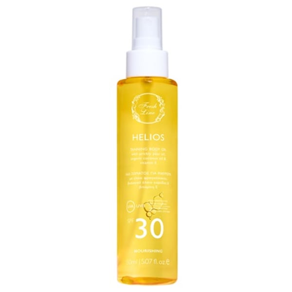 Fresh Line Helios Tanning Body Oil SPF30 150 ml