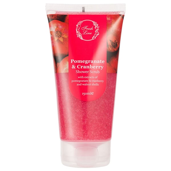Fresh Line Pomegranate & Cranberry Shower Scrub 150 ml