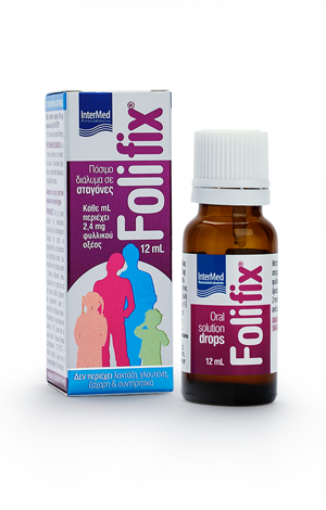 Intermed Folifix Folic Acid Oral Solution Drops 12 ml