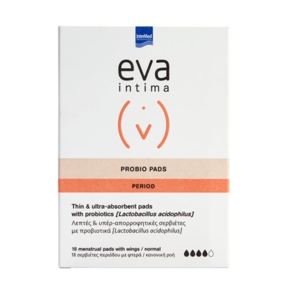 Eva Intima Probio Pads with Probiotics Lactobacillus Acidophilus 18 copë
