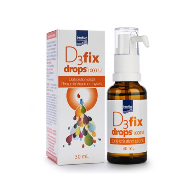 Intermed D3 Fix Drops 1000IU Food Supplement 30 ml