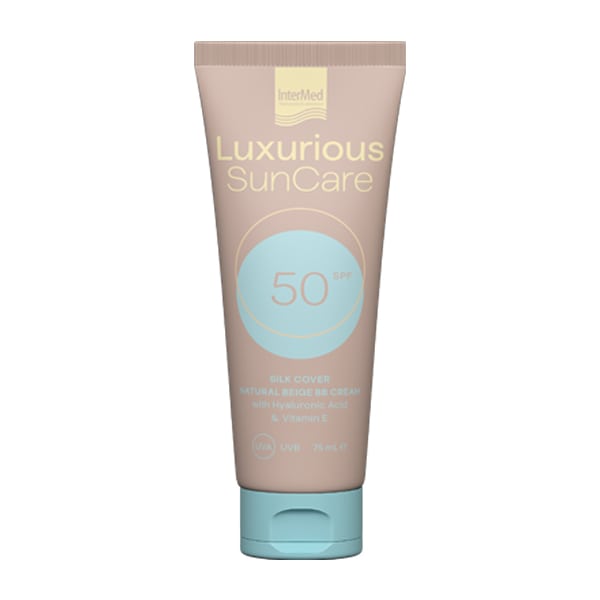 Intermed Luxurious Sun Care Silk Cover BB Cream SPF50 75ml - BEZHË NATYRALE
