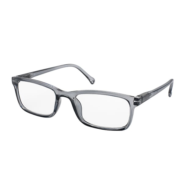 Eyelead E181 Unisex Horn-Rimmed Reading Glasses Grey-Transparent 1 copë - Transparente - Gri