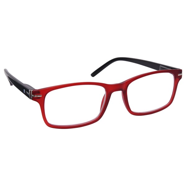 Eyelead E227 Unisex Horn-Rimmed Reading Glasses Black-Red 1 copë - E zezë - E kuqe