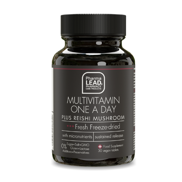 Pharmalead Black Range Multivitamin One A Day Plus Reishi Mushroom 30 tableta vegjetariane