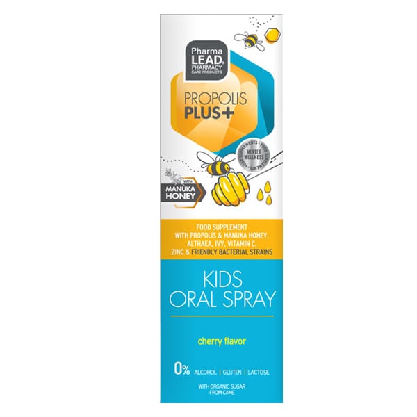 Pharmalead Propolis Plus+ Kids Oral Spray for Sore Throat & Cough 30 ml