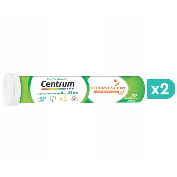 2x Centrum A to Zinc Effervescent 2x20 eff.tabs