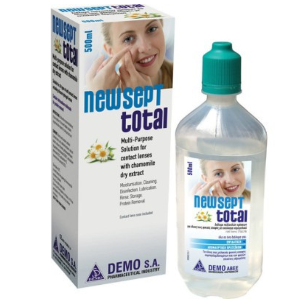 NewSept Total Multipurpose Contact Lens Solution with Chamomile Extract 500 ml