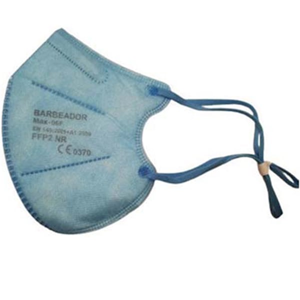 Barbeador FFP2 MAX-06F Filtering Half Mask Maska mbrojtëse e disponueshme 20 copë - Blu e çelët