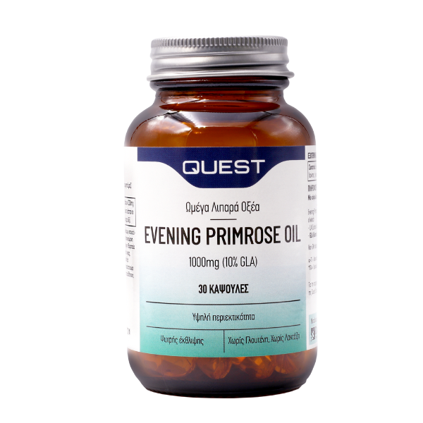 Quest Evening Primrose Oil 1000mg (10% GLA) 30 kapsula