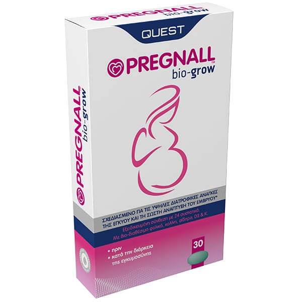 Quest Pregnall Bio-Grow 30 tableta