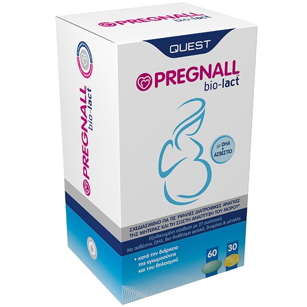 Quest Pregnall Bio-Lact 60 tableta + 30 kapsula