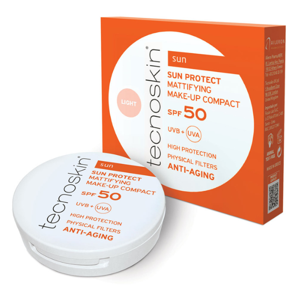 Tecnoskin Sun Protect Mattifying Make-Up Compact SPF50 10g - E LEHTË